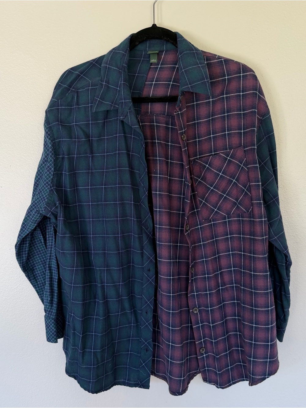 Wild Fable Mismatched Flannel